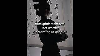 Famous Net worth of blackpink members.....#blackpink #astheticsedits #jisso #rosé #lisa #jennie #blinks Wealth