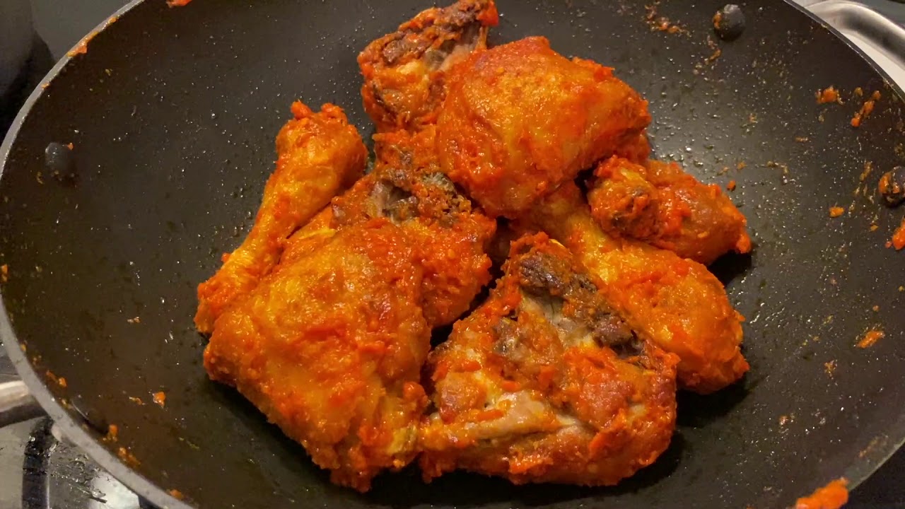 Sambal Ayam goreng resepi Juju (Juju's Spicy fried chicken ...