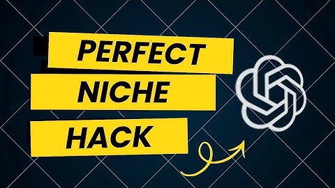 Find the PERFECT niche with ChatGPT in 5 mins 27 secs 