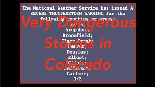 EAS Reenactment Mock: Very Dangerous Storms in Colorado - 06/06/2020