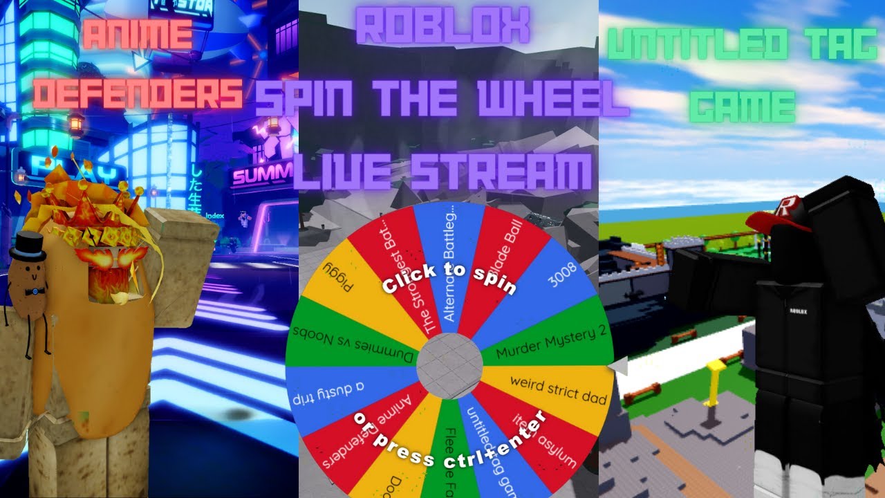 🔴 Roblox Spin The Wheel Live Stream (w/ @Nexon_shion ) 🔴 - YouTube
