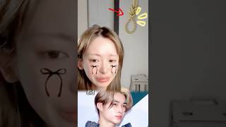 Did you notice Mina’s final livestream door already had a rope#shorts #enhypen #niki #mina #rip
