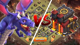 Dragons Vs TH10 | Clan War League!! #coc 