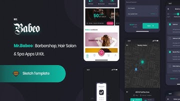 Mr.Babeo | Barbershop, Hair Salon & Spa Apps UI Kit | Themeforest Website Templates and Themes