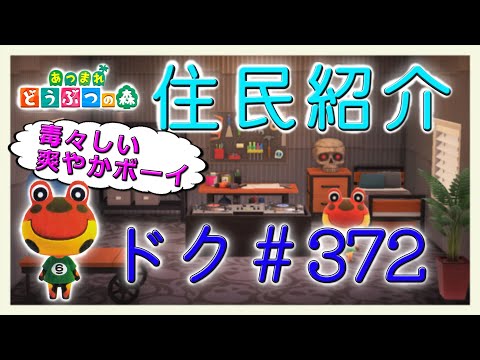 あつまれ どうぶつの森 あつ森住民紹介 ドク＃372 New Horizons Drift - YouTube