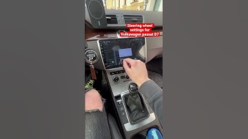 Junsun Android steering wheel controls setting canbus for Volkswagen Passat B7 #junsun