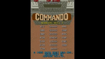 Commando (US set 1) [MAME] [shortplay]
