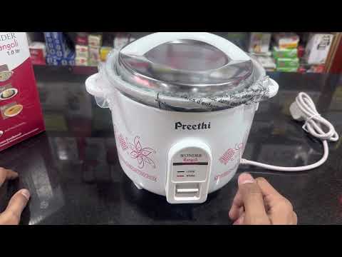 Preethi 1l Electric Rice Cooker | Preethi Ranholi Rice Cooker Unboxing & Review | RC319