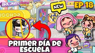 AVENTURA EN LA NUEVA ESCUELA PRIVADA *VIDA DE GEMELOS EP 18* en Avatar World con ARILUNA