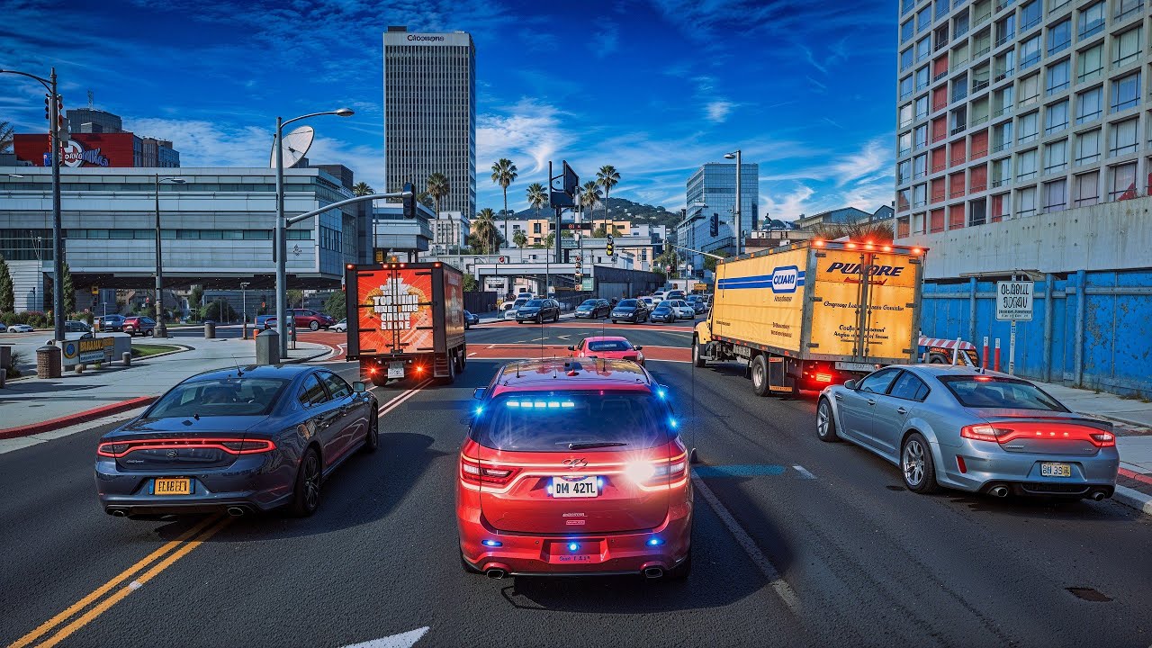 Геймплей за полицейского в режиме «Городской патруль» в GTA 5 | Реалистичная ролевая игра за поли...