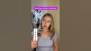 Ranking the best revision methods to get you ready for your exams #studytok #study #gcses #exams