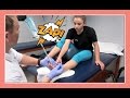 KATIE GETS DRY NEEDLING: OUTSIDE THE GYM | Flippin' Katie
