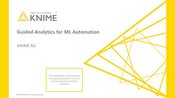 Guided Analytics for Machine Learning Automation
