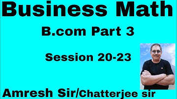 #1 Business Math B.com Part 3 Rajiv Bansal Book SBPD Publication
