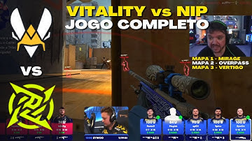 VITALITY vs NIP - JOGO COMPLETO (Todos os Mapas) BLAST Premier Fall Groups 2023
