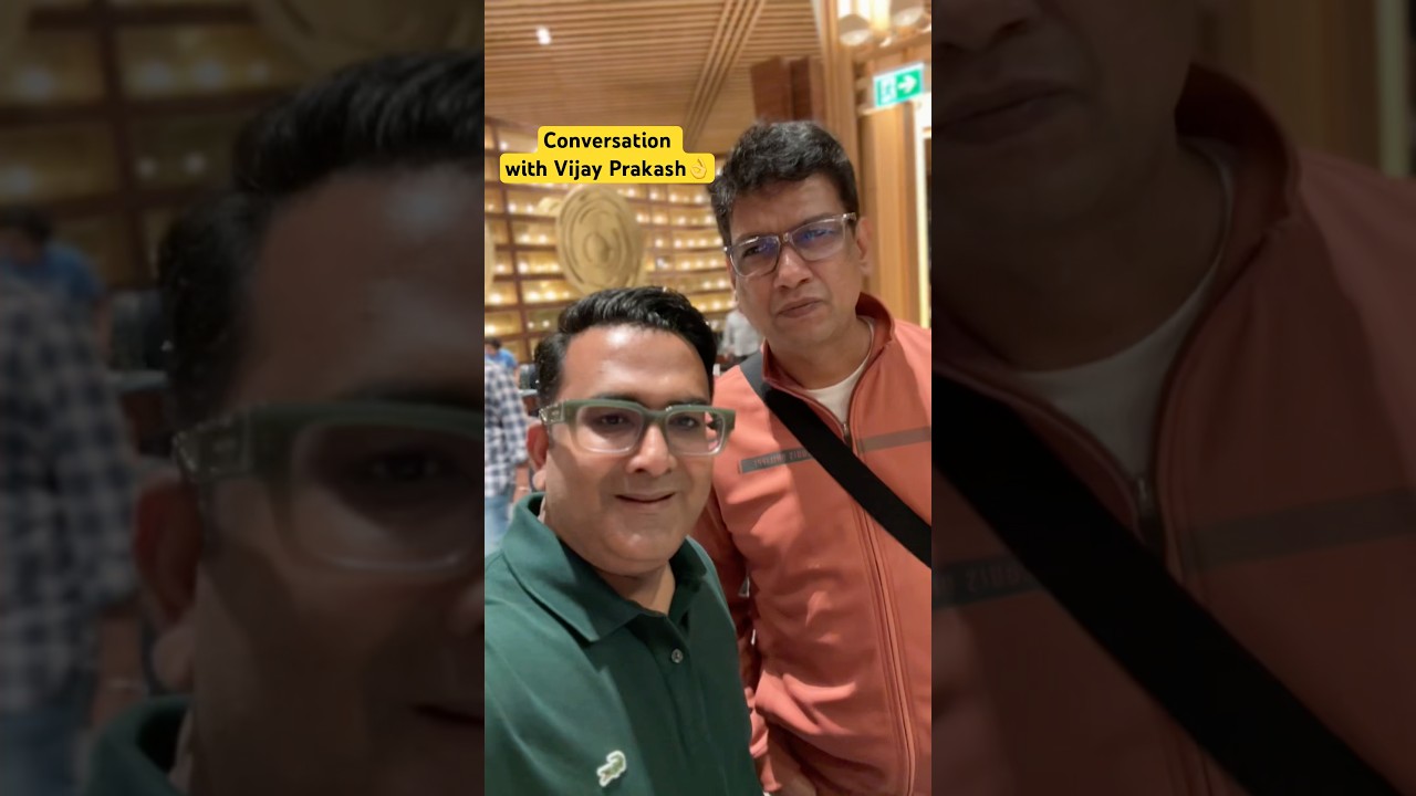 Super Conversation with Vijay Prakash 👊👌 