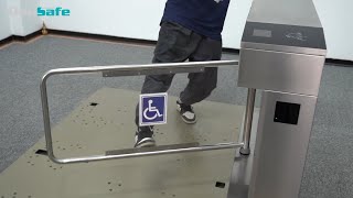 Wide Lane Anti-kick Optical Swing Turnstile DS202AD
