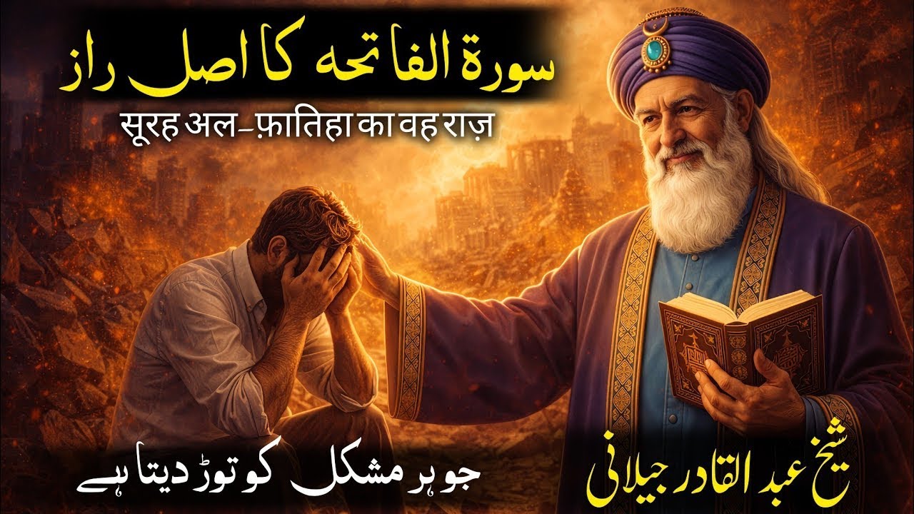 Surah Fatiha Ka Asal Raaz | Jo Har Mushkil Ko Tod Deta Hai | Sheikh Abdul Qadir Jilani (RA) Ka Raaz