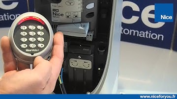 Programmer un digicode radio en mode 1 - Nice MOTXR