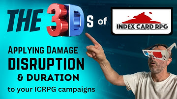 ICRPG How to Play - The 3 "D"s - Damage, Disruption, & Duration. #icrpg #dnd #ttrpg #rpg #shadowdark