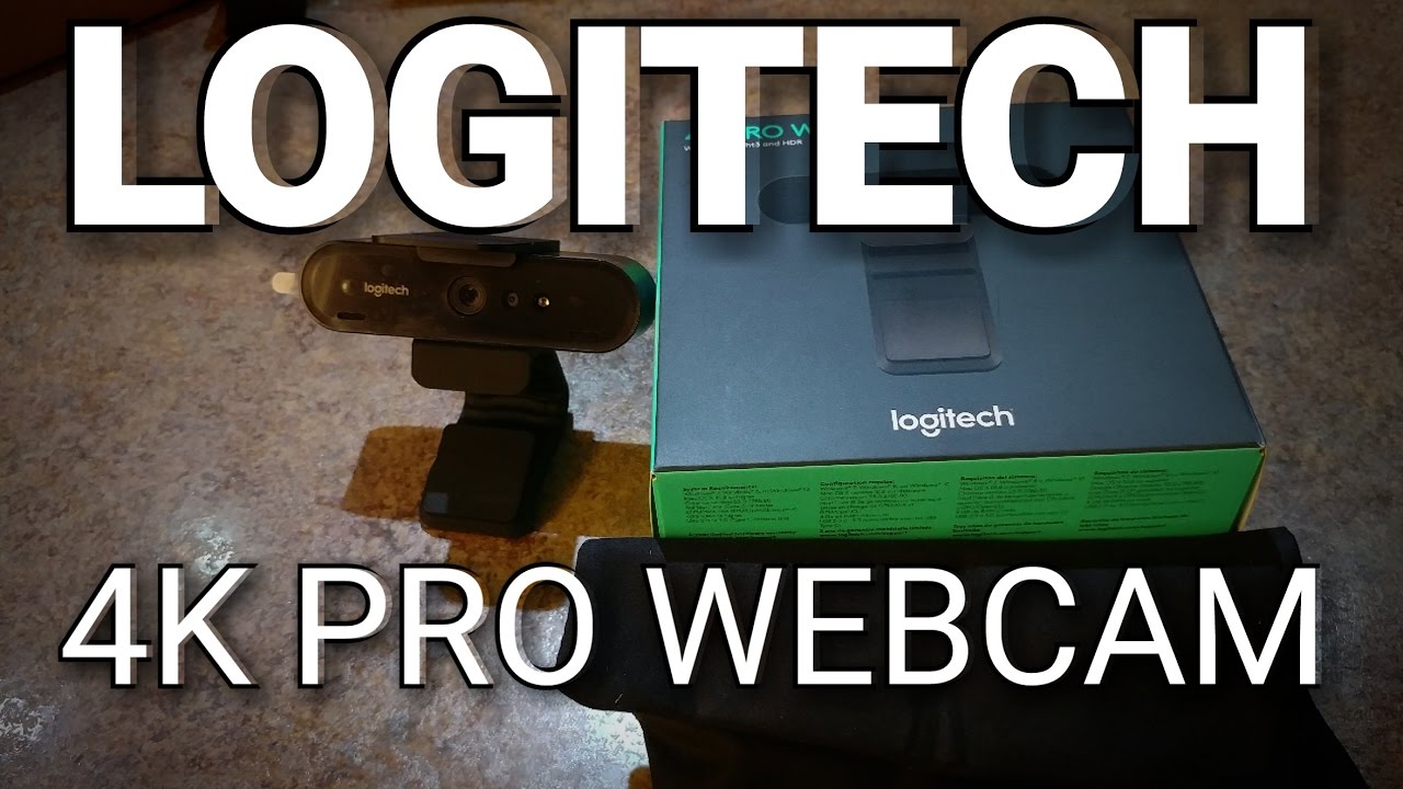 Logitech 4k Pro cam UNBOXING YouTube