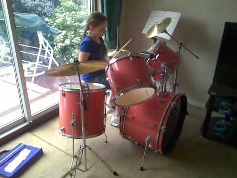 Charlotte Hennessy on drums.mp4