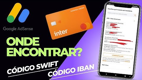 Onde Encontrar - (Código Swift, Código Iban) para adicionar ao Adsense!!