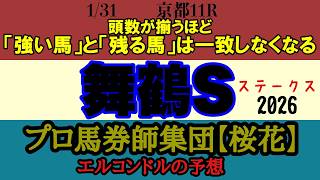 エルコンドル氏の舞鶴ステークス2026予想!!プロミストジーンは能力上位も信頼は危険?人気が割れる一戦で最も展開に恵まれる馬とは