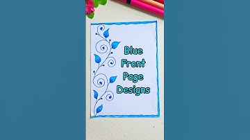 ✨Simple & Beautiful Frontpage Designs #shorts #shortsfeed