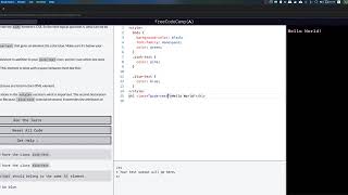 freeCodeCamp: Override Styles in Subsequent CSS