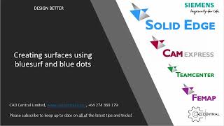 Creating a surface using bluesurf