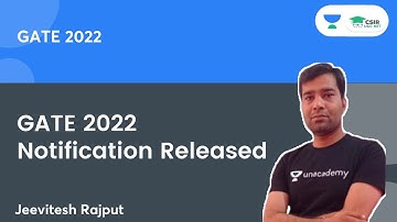 GATE 2022 Notification Released | By Jeevitesh Rajput #shorts
