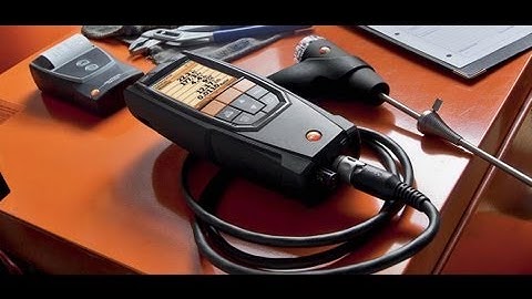 Testo 320 the Multifunctional Combustion Analyzer | Testing Gas Valve | Furnace Trouble Shoot