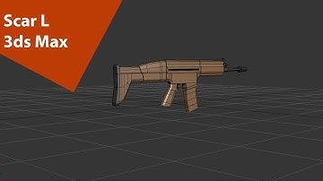 Modeling Scar L lowpoly 3ds max beginner tutorial FINAL PART