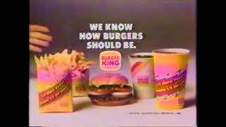1986 Burger King '1/3 More' TV Commercial