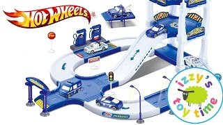 Cars  | Hot Wheels Toys and Fast Lane Police City Playset  Fun Toy Cars