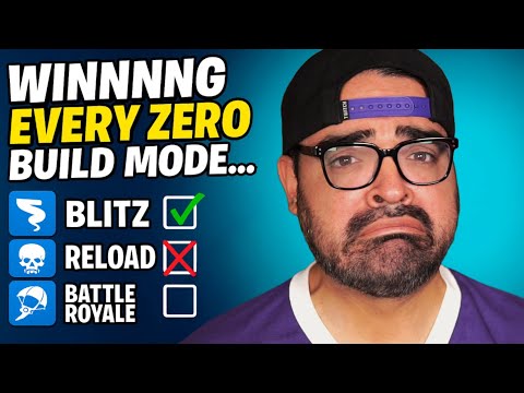 Day 1 of Beating Every Zero Build Mode in Fortnite!