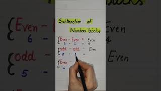 Subtraction of Numbers Tricks #mathstricks #trickymaths #maths #fammathszone