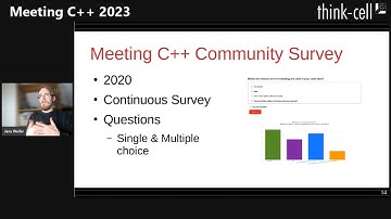 A tour through the Meeting C++ community survey - Jens Weller - Meeting C++ 2023