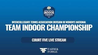 ITA Division III Women's Team Indoors - Singles 5 (Emory vs CMS) screenshot 3