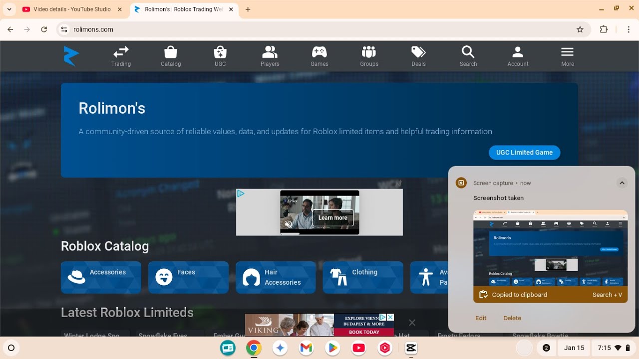 Ab Rolimons how to find rolimons ( the best rolblox limited deal finder) - YouTube