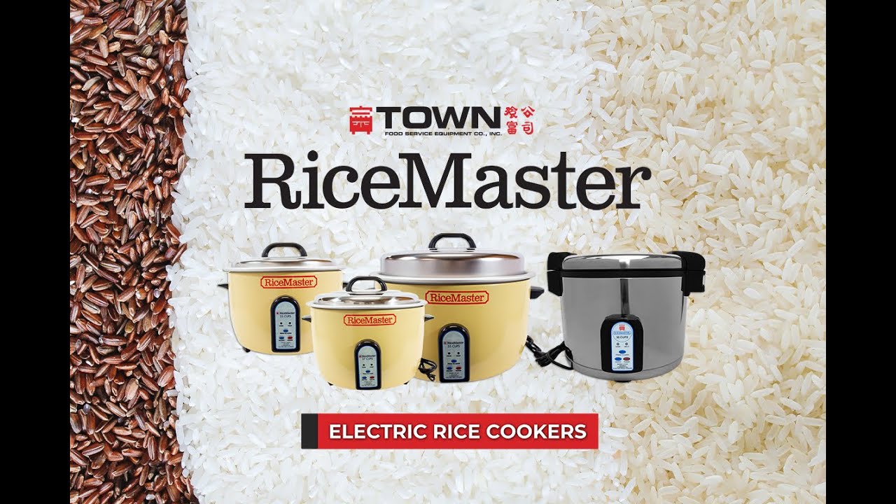 Introducing Town RiceMaster Electric Rice Cookers - YouTube