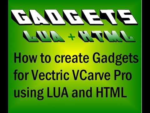 DrawSquare Part 4 - Create a Vectric Gadget with LUA and HTML - the minimal code to write a gadget