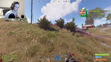 xQc Uses His Slot Machine Aim in Rust