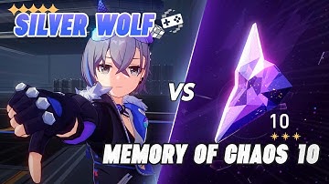 E0 Silver Wolf Bullies Memory of Chaos 10 Showcase No Healer [Honkai Star Rail]