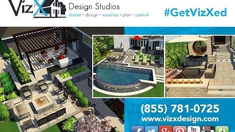 Pickerington, OH Outdoor Living Pool Landscape Design - VizX Design Studios - (331) 213-9866