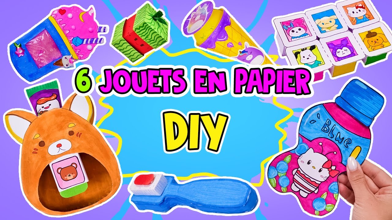 Génial 🤩 Une pile de bricolages en papier faciles qui vont te couper le souffle