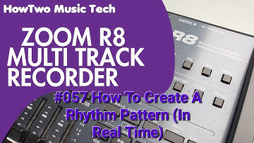 #057 How To Create A Rhythm Pattern (In Real Time) ZOOM R8