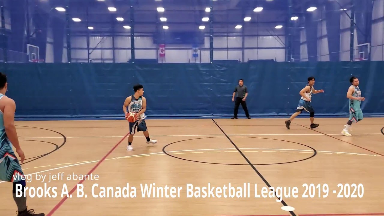 Brooks A B  Canada Winter Basketball League 2019 2020 Champion vlog 19 Bth