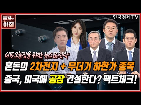 [오늘장을 위한 경제뉴스] 연준, 6월 기준금리 동결ㅣ2차전지주 급락..코스닥 2%대 하락ㅣ금융당국, 하한가 종목 거래정지ㅣ텐센트뮤직, K팝 가수 초청ㅣ한국경제TV